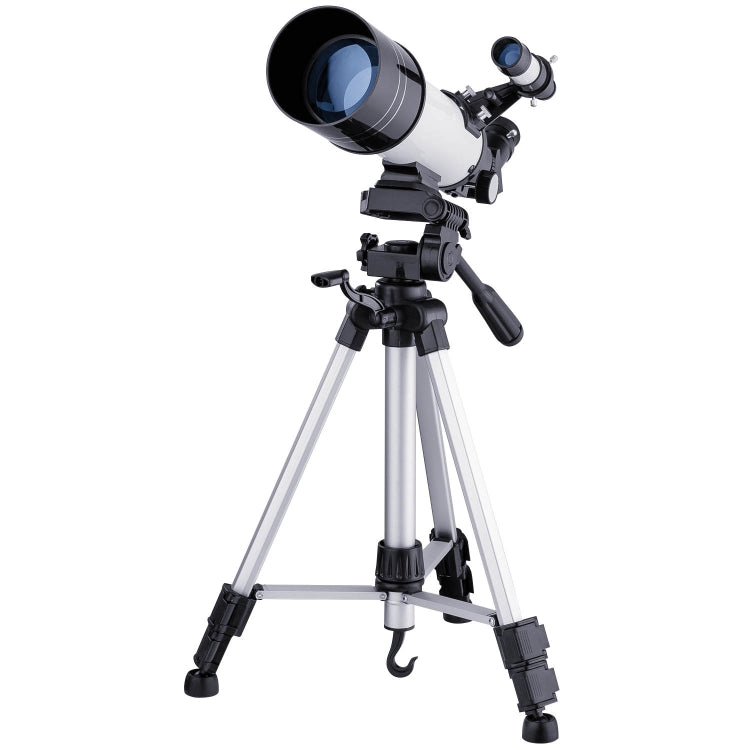 WR852-3 16x/66x70 High Definition High Times Astronomical Telescope with Tripod & Phone Fixing Clip & Moon Filter, 66x70 White + Moon Filter, 66x70 Blue + Moon Filter