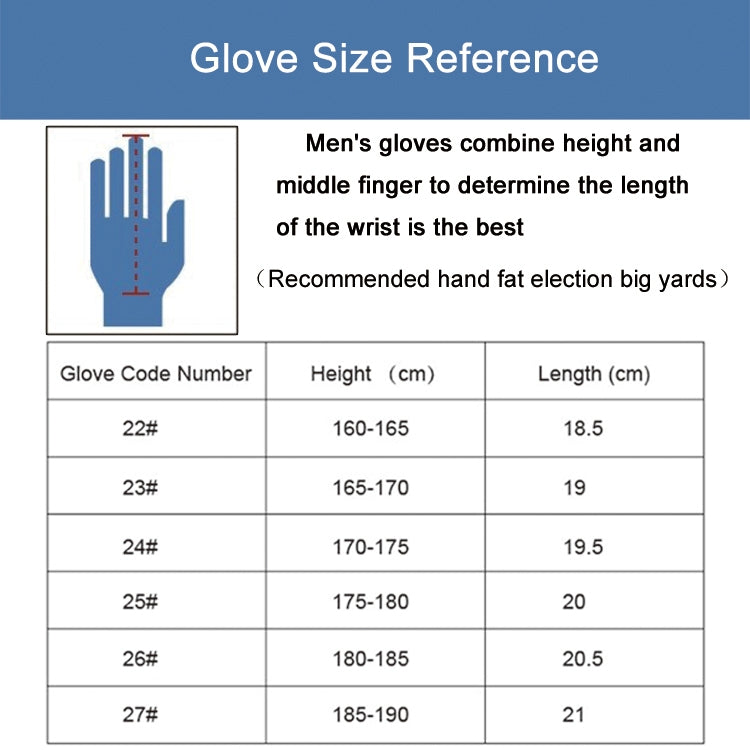 PGM Left Hand Sheepskin Anti-slip Particle Golf Men Gloves, Size: 27#, Size: 27#