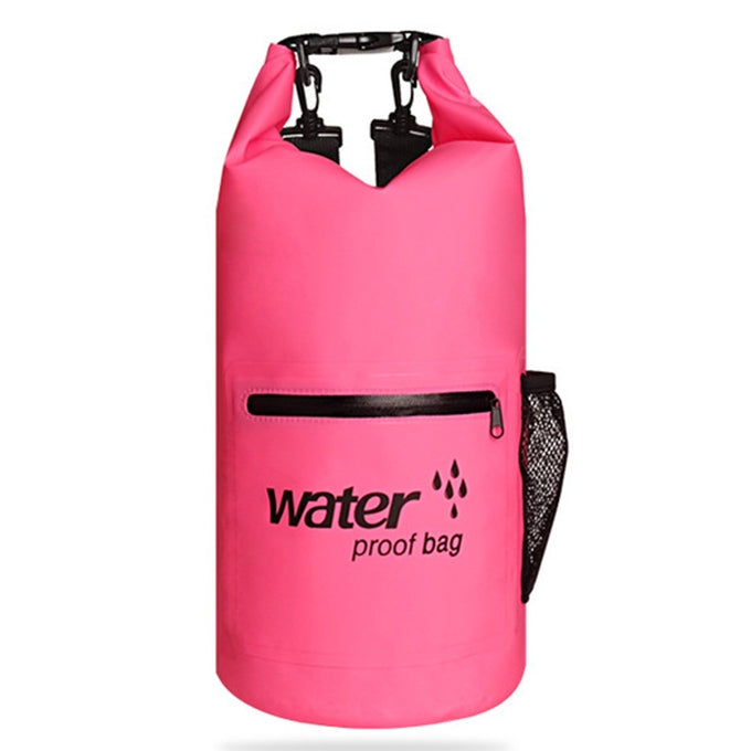 Outdoor Waterproof Dry Dual Shoulder Strap Bag Dry Sack PVC Barrel Bag, Capacity: 10L, 10L