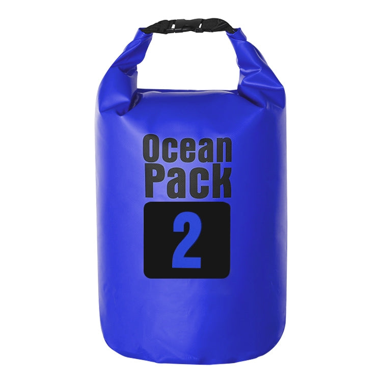 Outdoor Waterproof Bag Dry Sack PVC Barrel Bag, Capacity: 2L, Capacity: 2L (Dark Blue), Capacity: 2L (Orange), Capacity: 2L (Green), Capacity: 2L (Yellow)