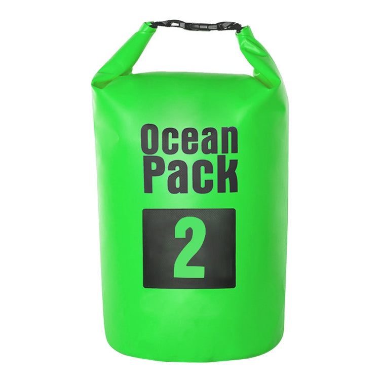 Outdoor Waterproof Bag Dry Sack PVC Barrel Bag, Capacity: 2L, Capacity: 2L (Dark Blue), Capacity: 2L (Orange), Capacity: 2L (Green), Capacity: 2L (Yellow)