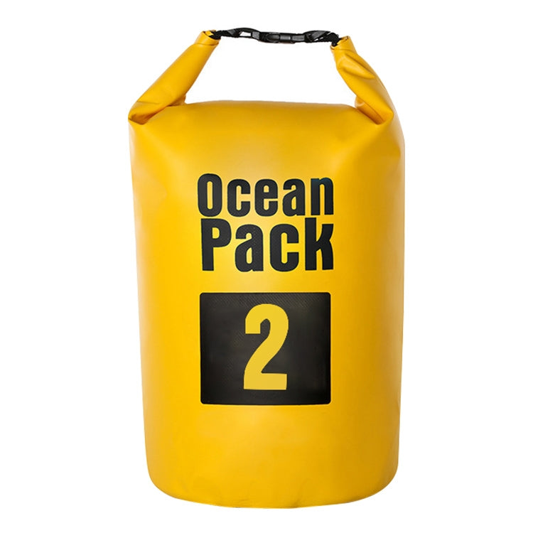 Outdoor Waterproof Bag Dry Sack PVC Barrel Bag, Capacity: 2L, Capacity: 2L (Dark Blue), Capacity: 2L (Orange), Capacity: 2L (Green), Capacity: 2L (Yellow)
