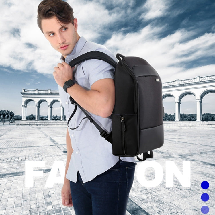 Bopai 751-006881 Business Anti-theft Waterproof Large Capacity Double Shoulder Bag,with USB Charging Port, Size: 30x14x44cm, 751-006881