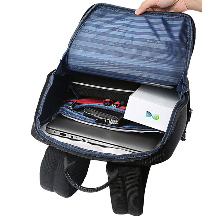 Bopai 751-006881 Business Anti-theft Waterproof Large Capacity Double Shoulder Bag,with USB Charging Port, Size: 30x14x44cm, 751-006881