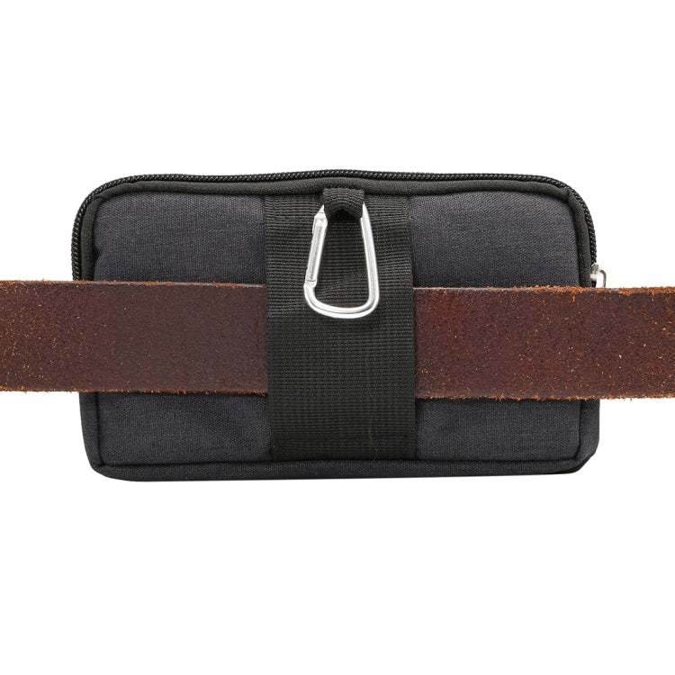 Sports Denim Universal Phone Bag Waist Bag for 5.5~6.3 inch Smartphones, Size: L, L