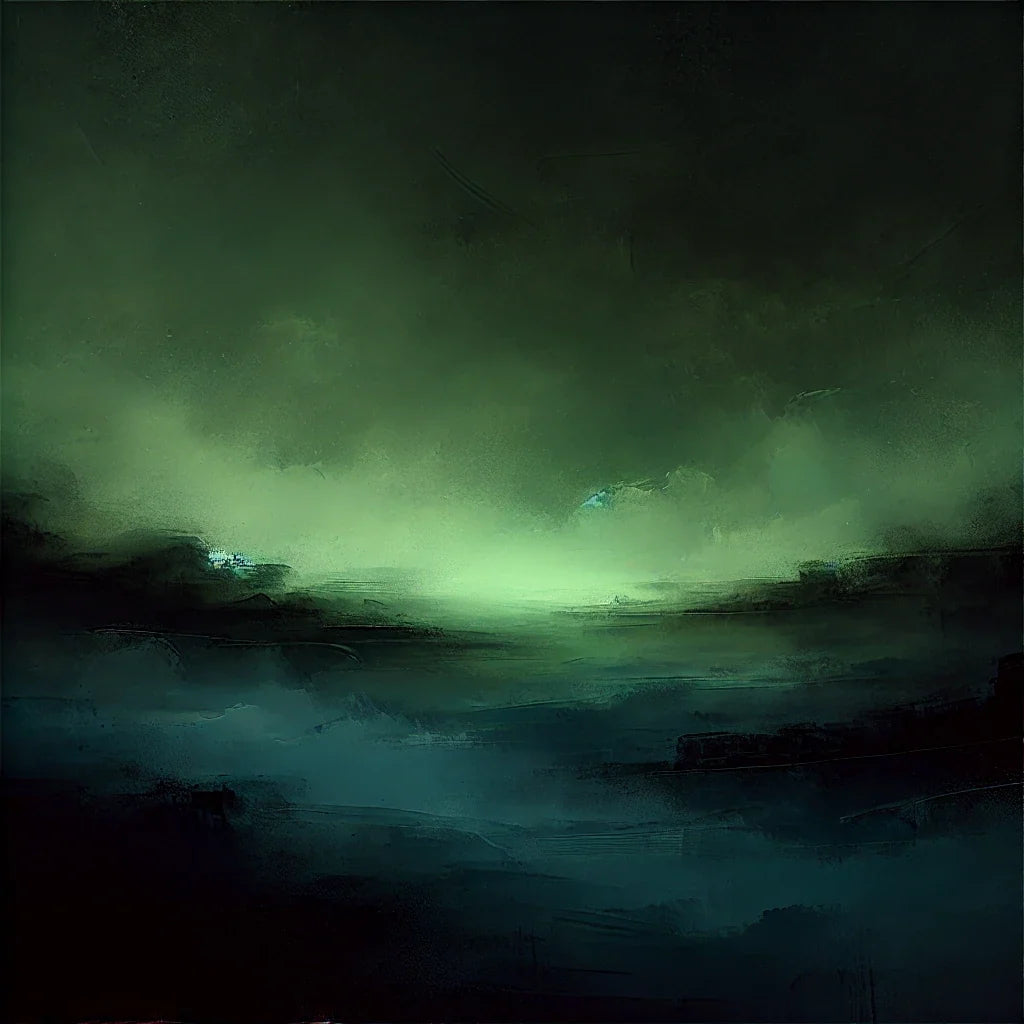 Ominous Horizon Depths Canvas