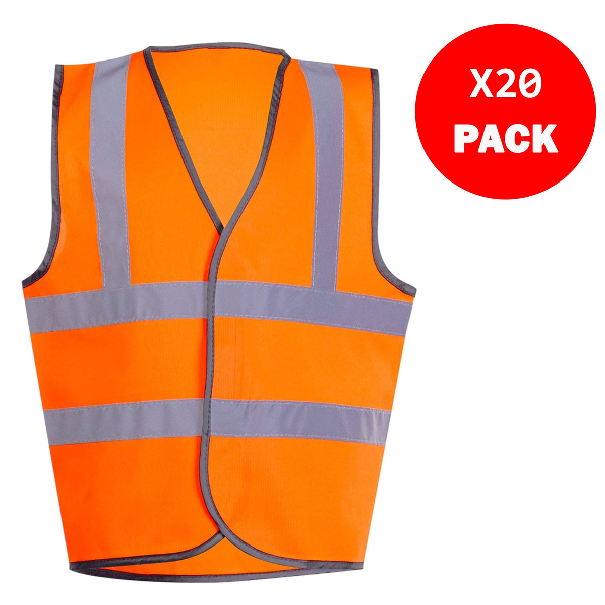 Kids Hi Vis Safety Vest Multi-Pack – Unisex Reflective Waistcoat | Ages 4-13