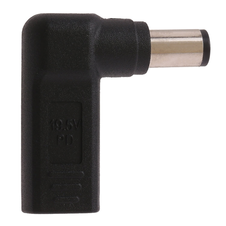 USB-C / Type-C Female to 7.4 x 5.0mm Male Plug Elbow Adapter Connector for HP Laptops, 7.4 x 5.0mm Elbow (HP)