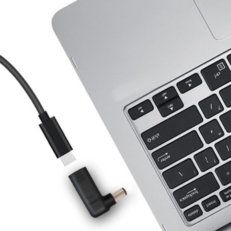 USB-C / Type-C Female to 7.4 x 5.0mm Male Plug Elbow Adapter Connector for HP Laptops, 7.4 x 5.0mm Elbow (HP)