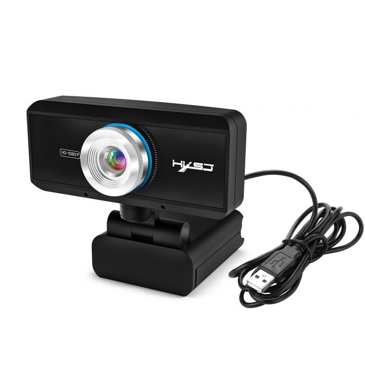 HXSJ S4 1080P Adjustable 180 Degree HD Manual Focus Video Webcam PC Camera with Microphone