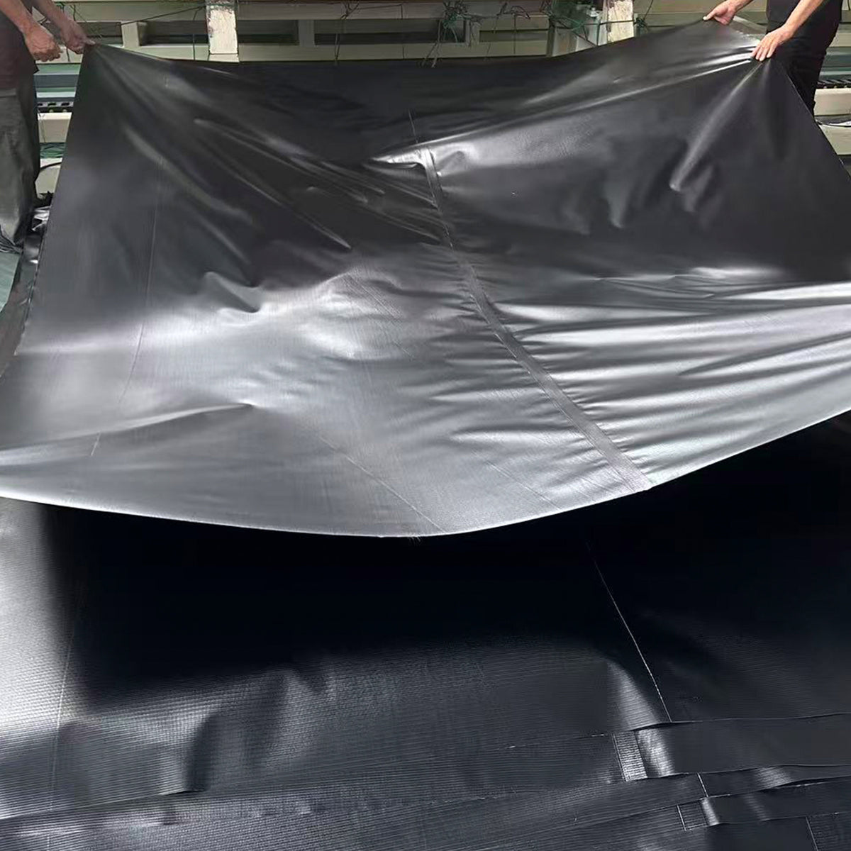 Black PVC 450gsm Pond Liner 8m x 8m