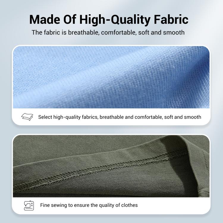 Round Neck Modal Short Sleeve T-shirt Custom Made Print Your Demand, Size: L, L, POD T-shirt