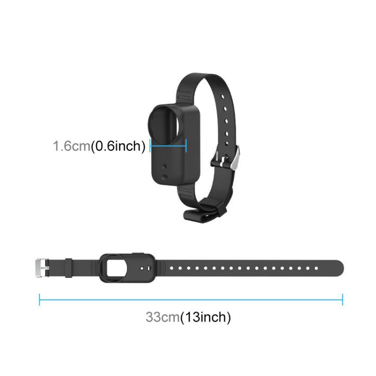 For DJI Osmo Nano Body Silicone Expansion Wrist Strap Cover Pet Collar Mount, For DJI Osmo Nano Body