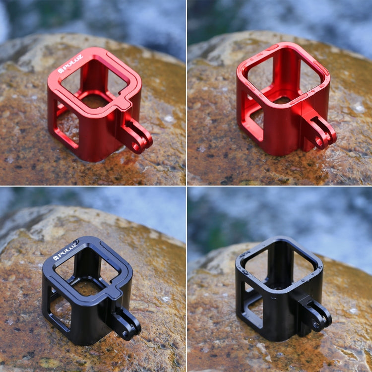 PULUZ Housing Shell CNC Aluminum Alloy Protective Cage with Insurance Frame for GoPro HERO5 Session /HERO4 Session /HERO Session, For HERO4 Session with Frame, For HERO5 Session with Frame, For HERO5 Session