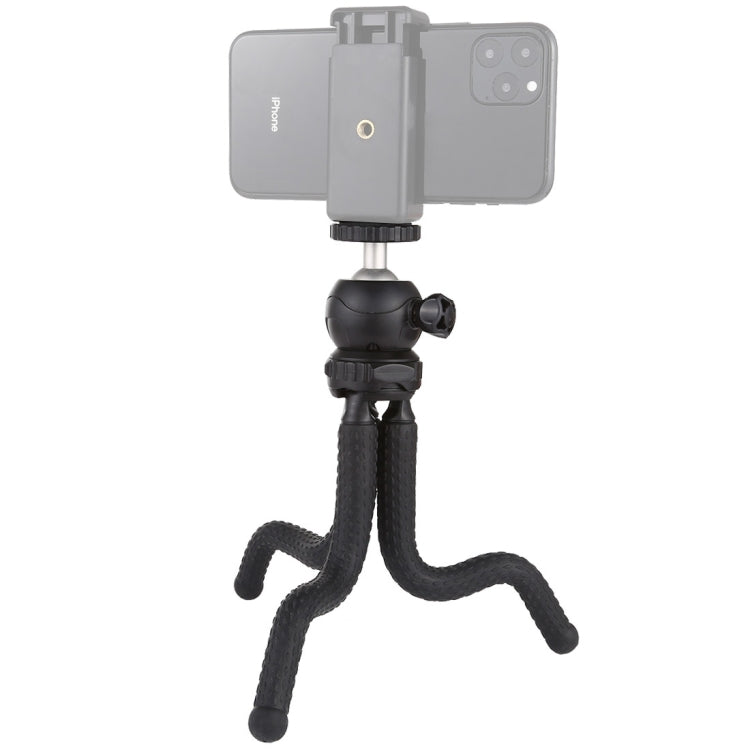 PULUZ Mini Octopus Flexible Tripod Holder with Ball Head for SLR Cameras, GoPro, Cellphone, Size: 25cmx4.5cm, 25cm Tripod