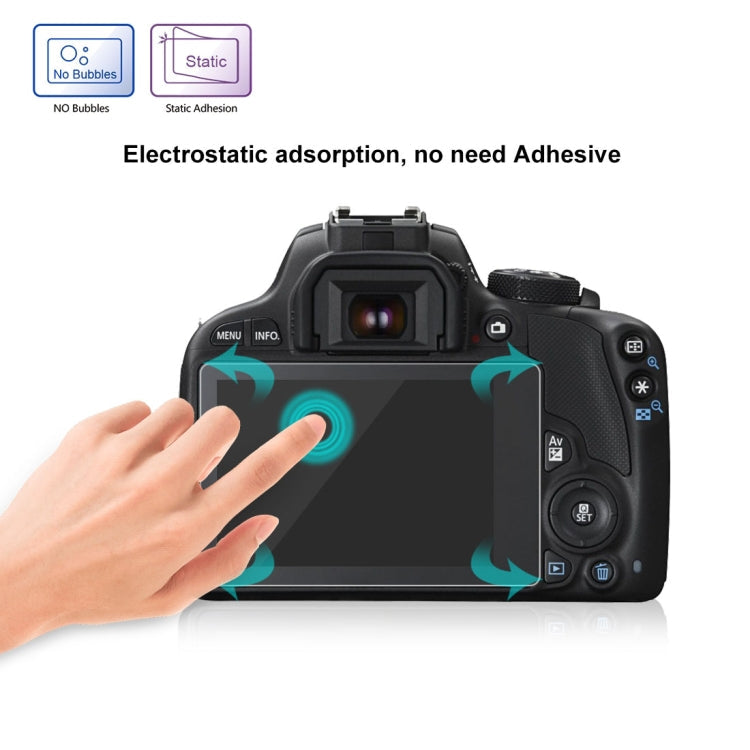 PULUZ 2.5D 9H Tempered Glass Film for Canon 100D, Compatible with Canon 100D / M3 / G1X2, For Canon 100D