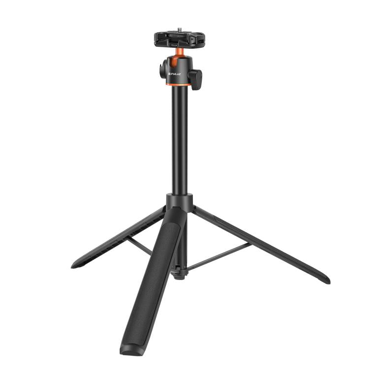 PULUZ 1.3m Phone Selfie Stick Tripod Vlog Live Streaming Holder with Phone Clip, 1.4m  Phone Tripod