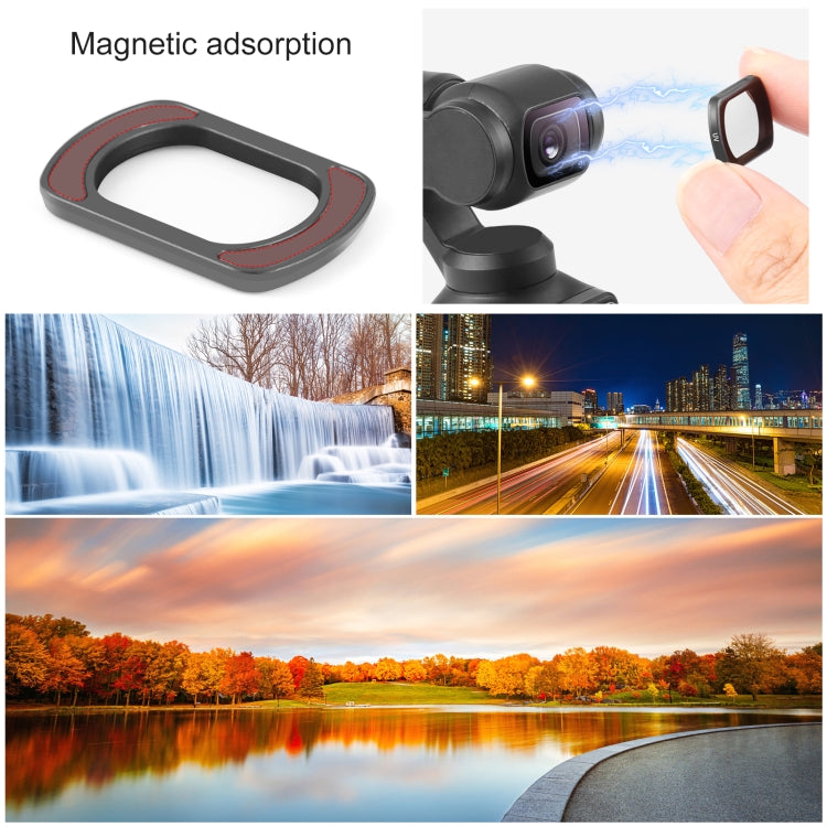For DJI Pocket 3 PULUZ Magnetic Camera Lens UV Filter, UV Filter