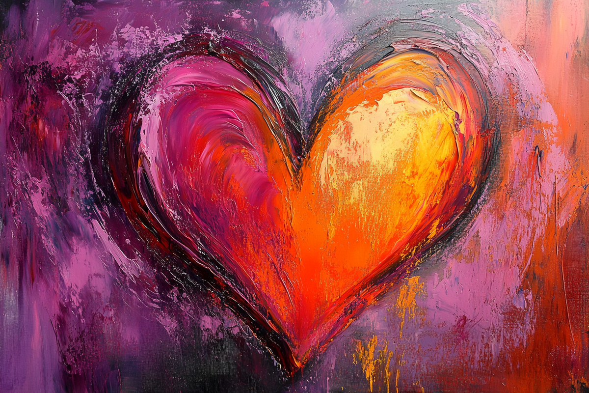 Passionate Heart Canvas