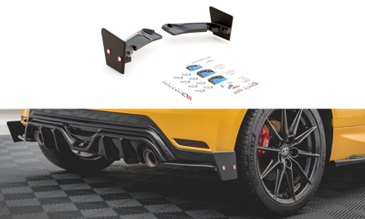 Maxton Design - Aftermarket  REAR SIDE SPLITTERS V.4 + FLAPS TOYOTA GR YARIS MK4