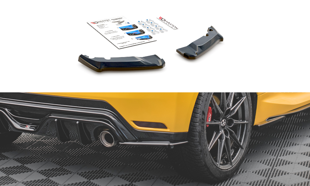 Maxton Design - Aftermarket  REAR SIDE SPLITTERS V.3 TOYOTA GR YARIS MK4