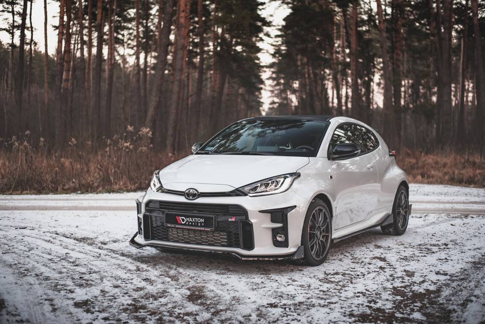 Maxton Design - Aftermarket  FRONT SPLITTER V.3 + FLAPS TOYOTA GR YARIS MK4
