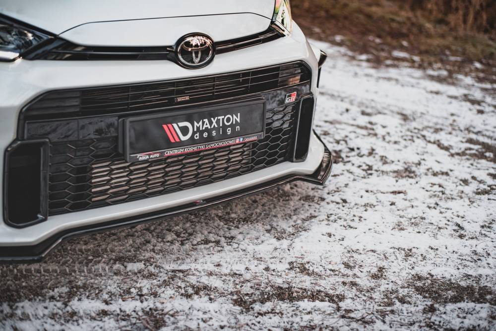 Maxton Design - Aftermarket  FRONT SPLITTER V.3 + FLAPS TOYOTA GR YARIS MK4