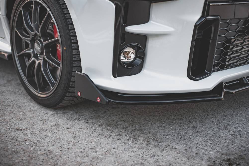 Maxton Design - Aftermarket  FRONT SPLITTER V.2 + FLAPS TOYOTA GR YARIS MK4