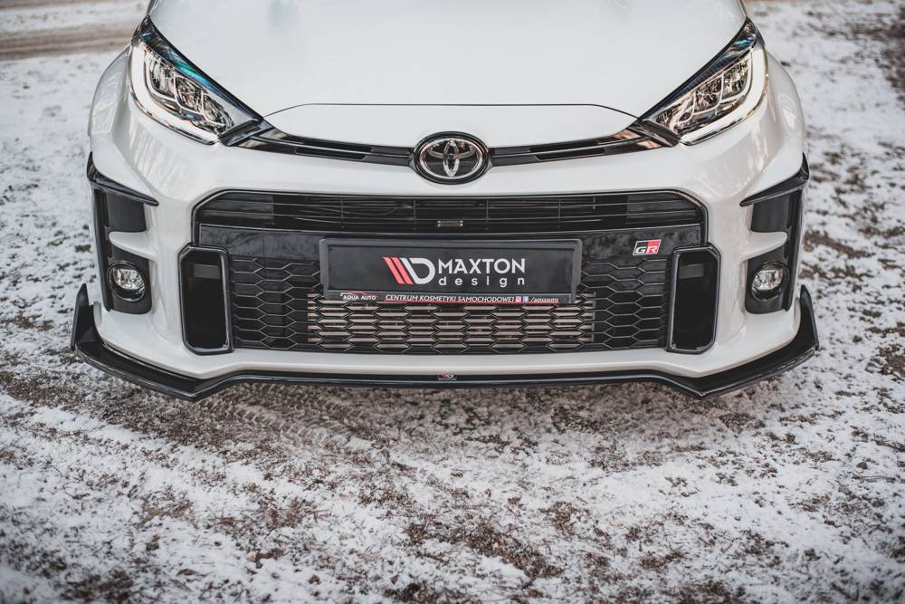 Maxton Design - Aftermarket  FRONT SPLITTER V.3 + FLAPS TOYOTA GR YARIS MK4