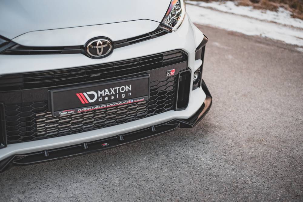 Maxton Design - Aftermarket  FRONT SPLITTER V.2 + FLAPS TOYOTA GR YARIS MK4