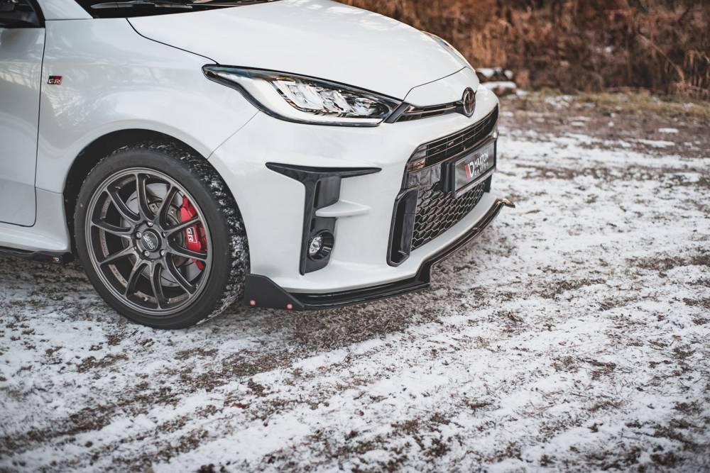 Maxton Design - Aftermarket  FRONT SPLITTER V.3 + FLAPS TOYOTA GR YARIS MK4