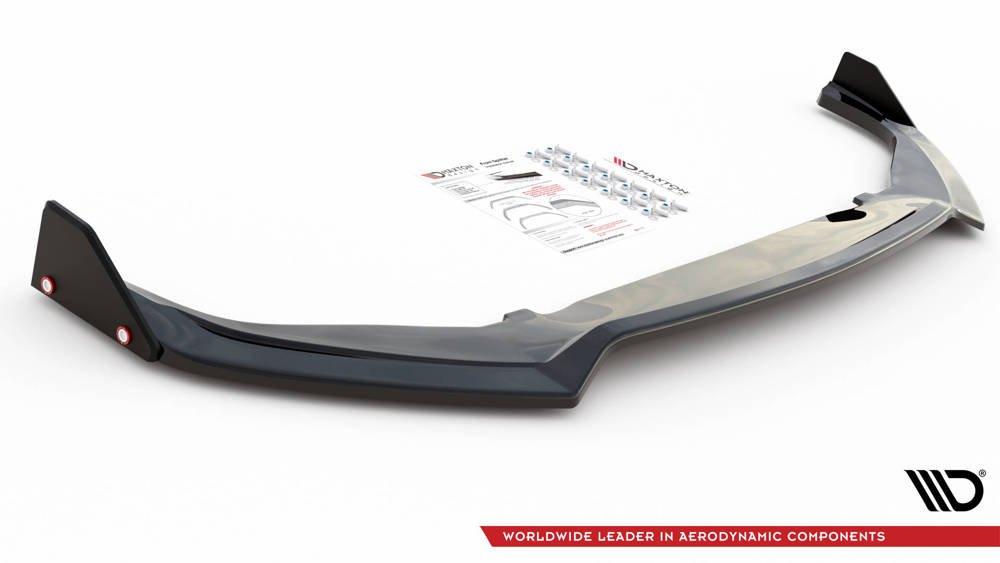 Maxton Design - Aftermarket  FRONT SPLITTER V.3 + FLAPS TOYOTA GR YARIS MK4