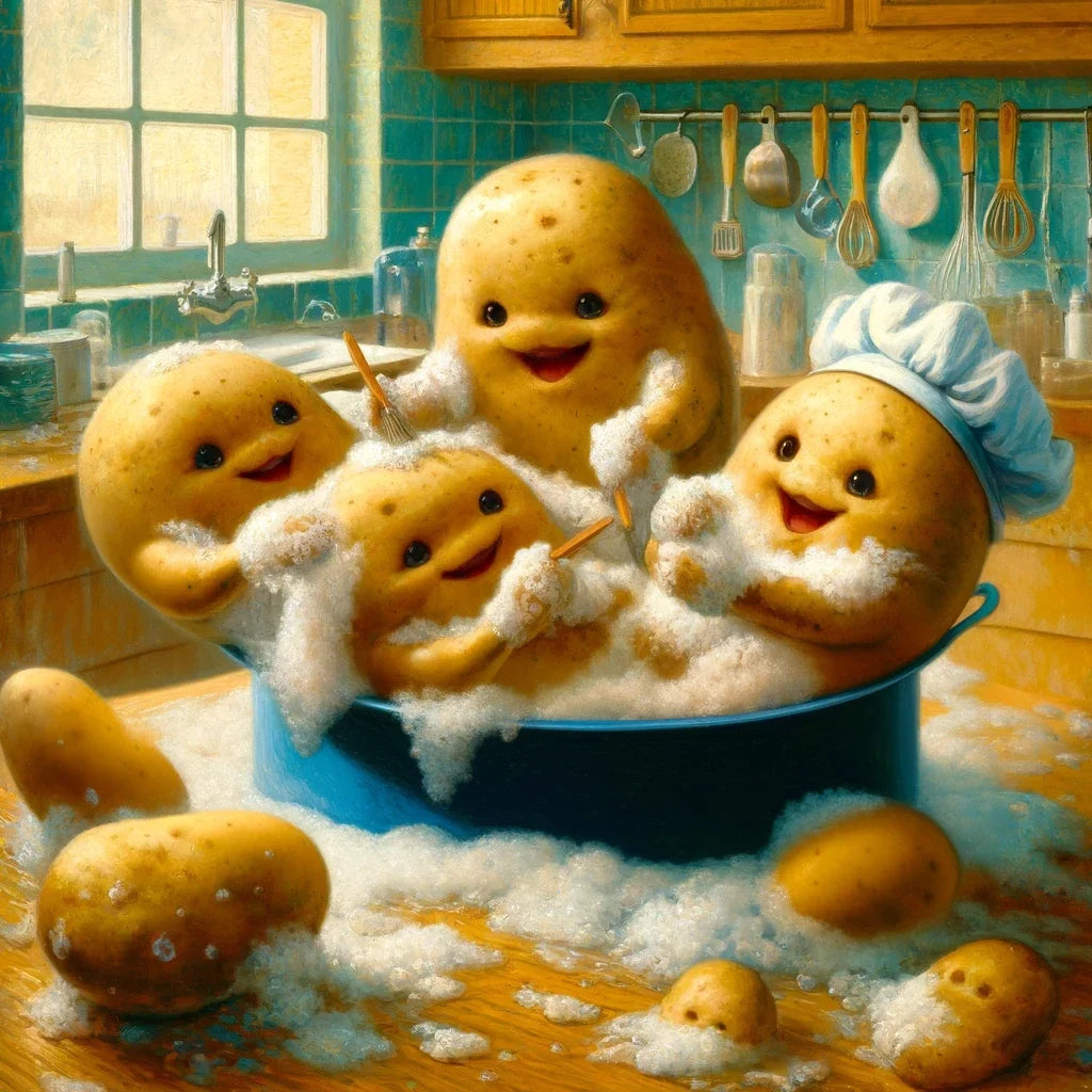 Potato Pot Party Canvas