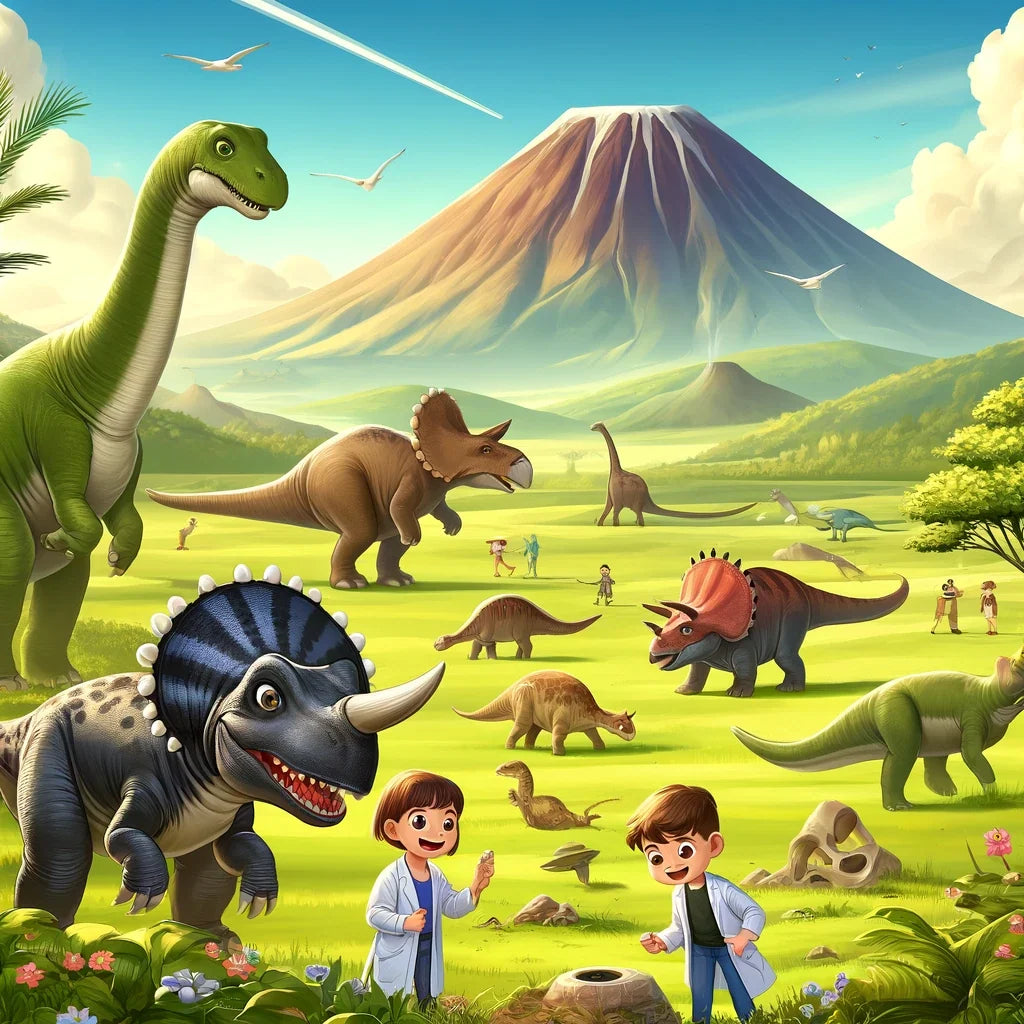 Prehistoric Adventure Canvas