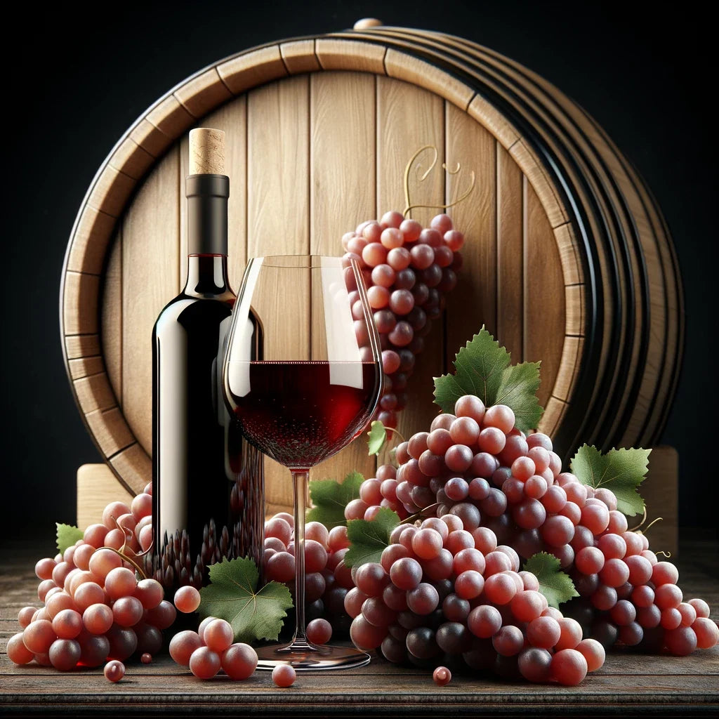 Red Wine Harvest Canvas