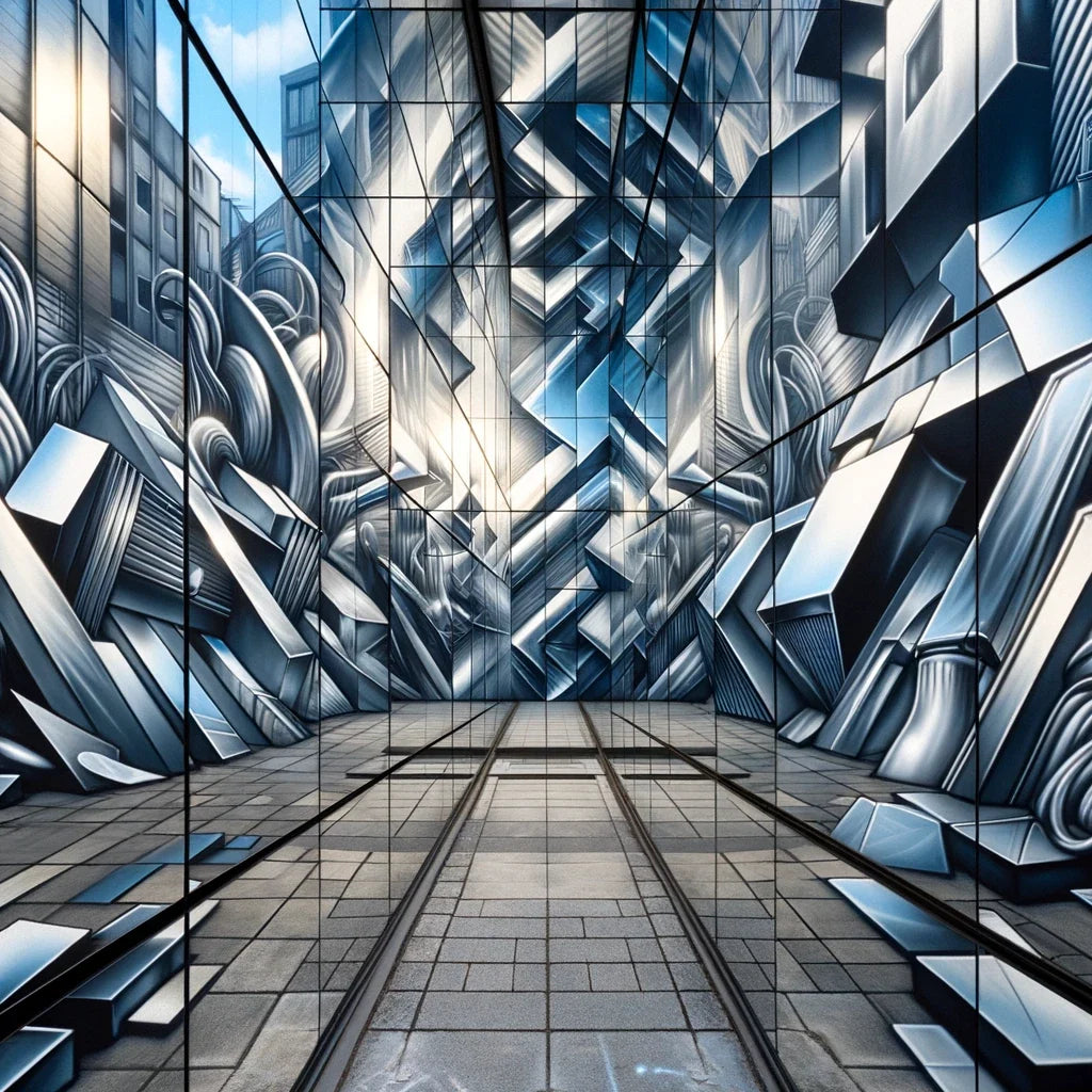 Reflections of the Street Canvas