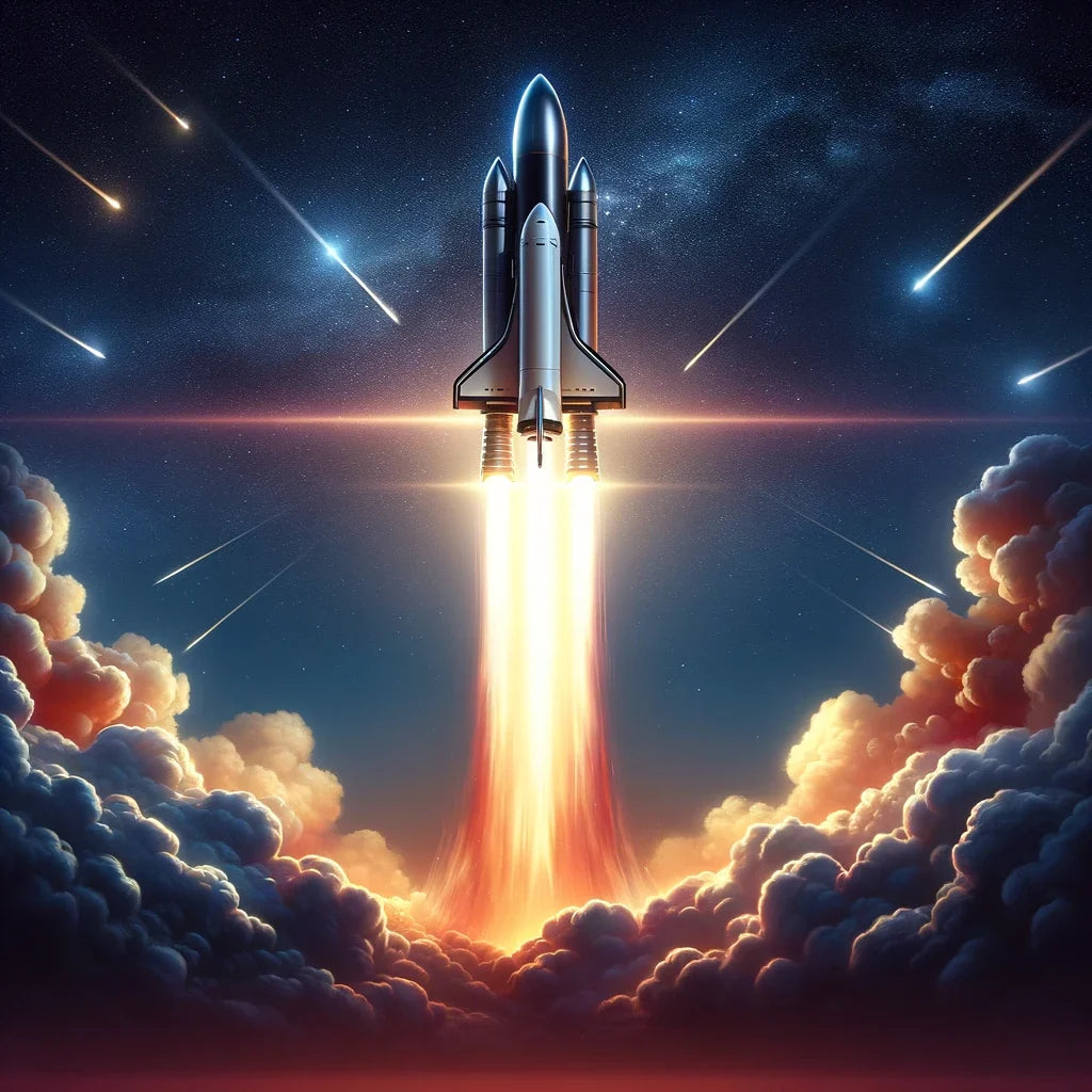 Rocket Liftoff Canvas