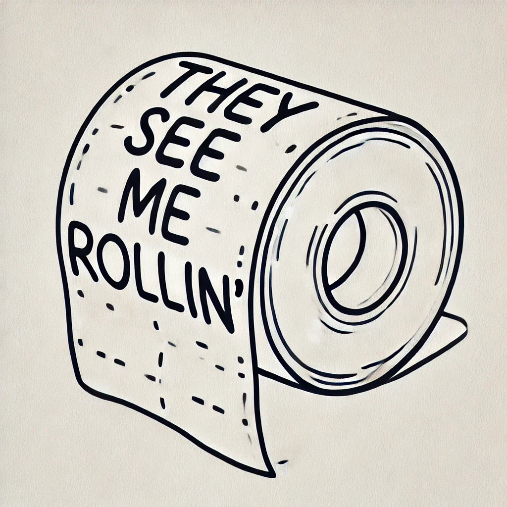 Rollin' with Humour Canvas