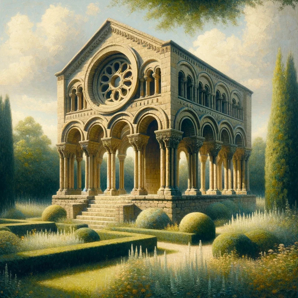 Romanesque Reverie Canvas