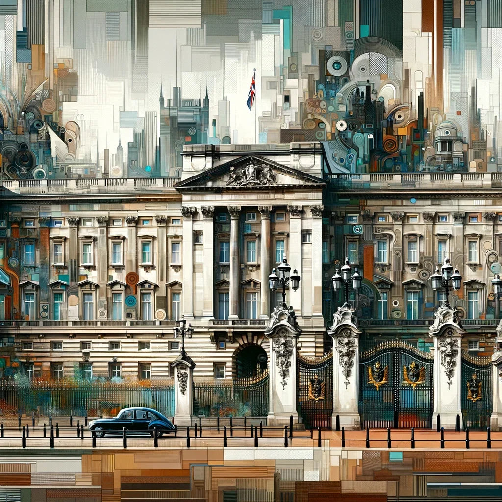 London Royal Abstract Canvas