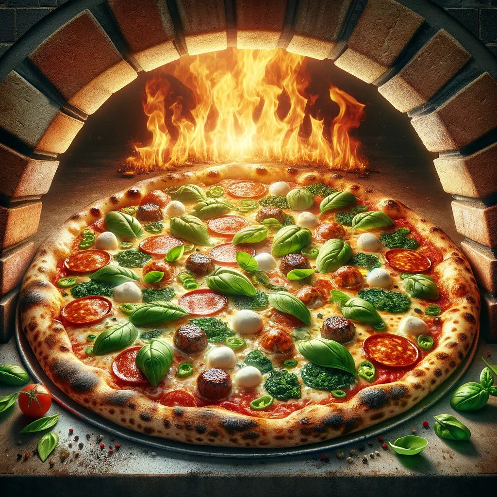 Rustic Italian Pizza Canvas