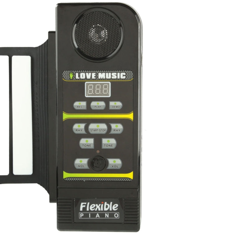 88 Keys Portable MIDI Silicone Flexible Roll Up Piano, Keyboard: 133 x 14.2 x 0.6cm, 88 Keys Roll Up Piano
