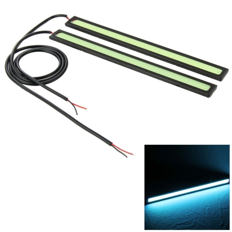 2 PCS 6W*2 DRL LED Light Bar Car Light Source Waterproof Daytime Running Lights, DC 12V, NCD-17BK Blue Light, NCD-17BK ICE Blue Light