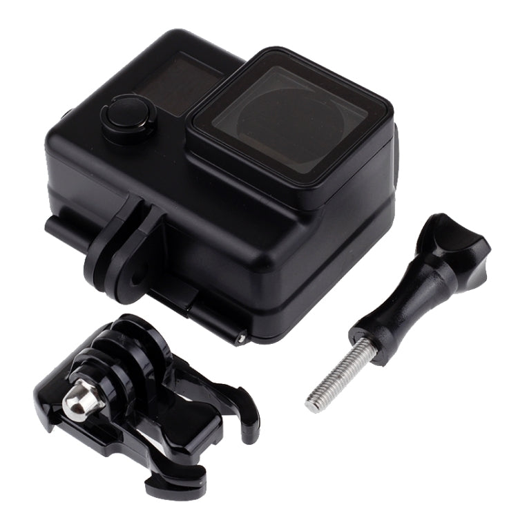 Black Edition Waterproof Housing Protective Case with Buckle Basic Mount for GoPro HERO4 /3+,  Waterproof Depth: 10m, 10m Waterproof