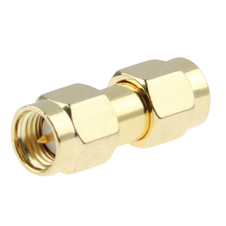 Gold Plated Male Adapter, SMA Male to Male, SMA Male to RP-SMA Male