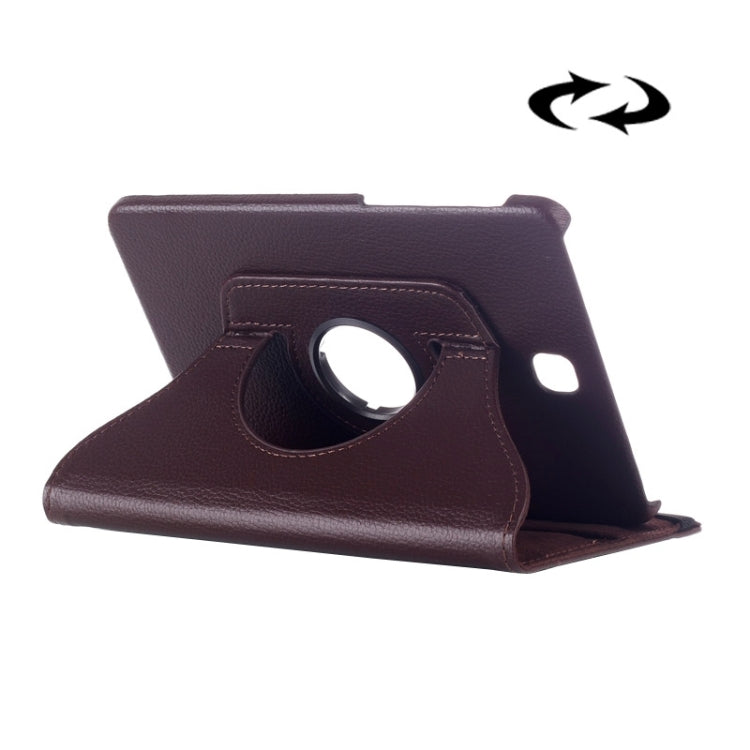 Litchi Texture 360 Degree Rotation Leather Case with multi-functional Holder for Galaxy Tab S2 8.0