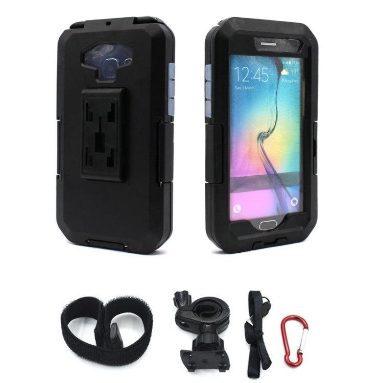 For Galaxy S6 edge / G925 IPX4 Waterproof Shock Protection Tough Case with Bicycle Handlebar Holder , For Galaxy S6 edge