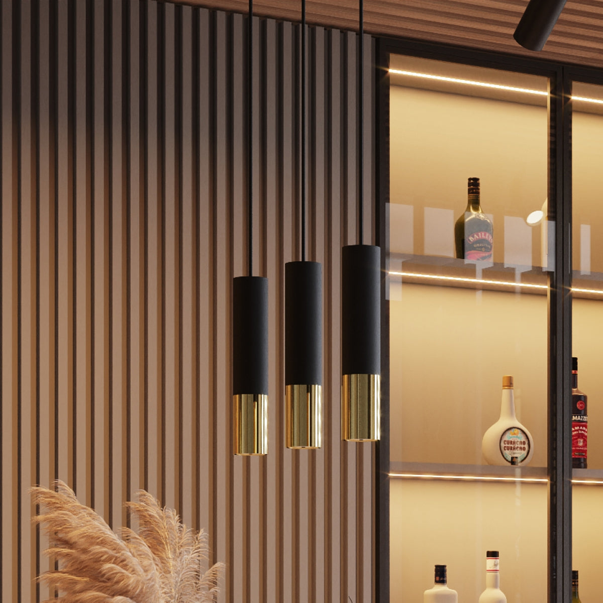 Ceiling lamp steel Loopez modern Design GU10