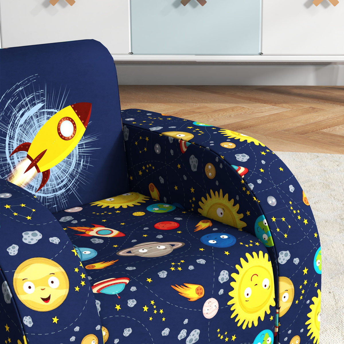 AIYAPLAY Kids Armchair, Foldable Toddler Chair for Bedroom