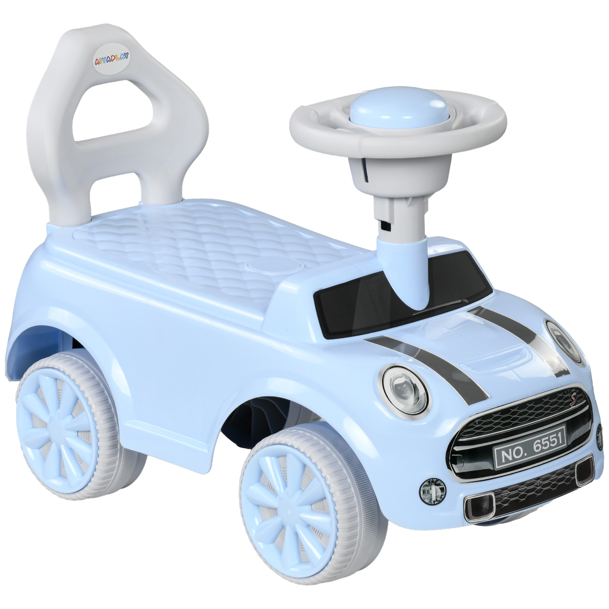 AIYAPLAY Ride On Car Foot To Floor Sliding Car w/ Air Horn
